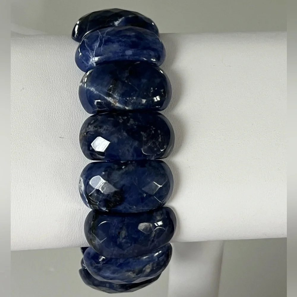 NATURAL SODALITE BRACELET | Dark Blue
